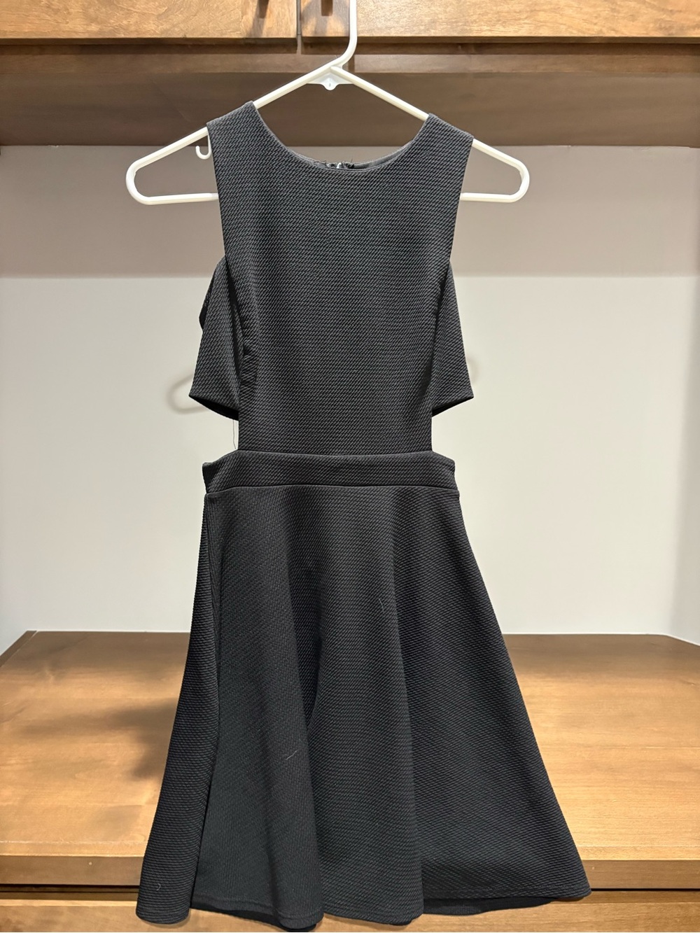 Black Sleeveless Fit & Flare Dress